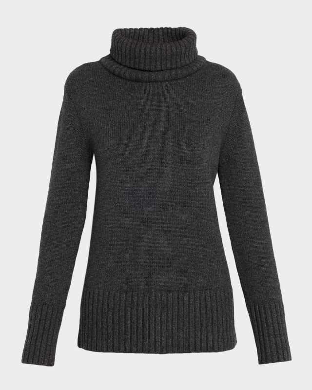 Oversized Turtleneck Cashmere Sweater